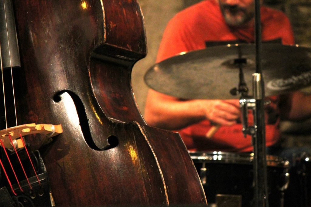 jazz, double bass, music, bass